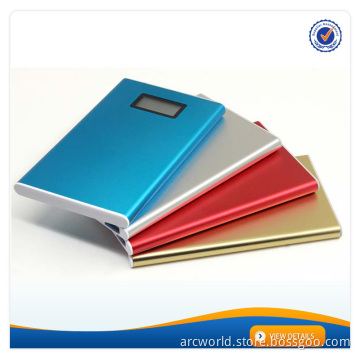 AWC802 4500mah ultrathin smart mobile power bank with display mobiles power battery charger